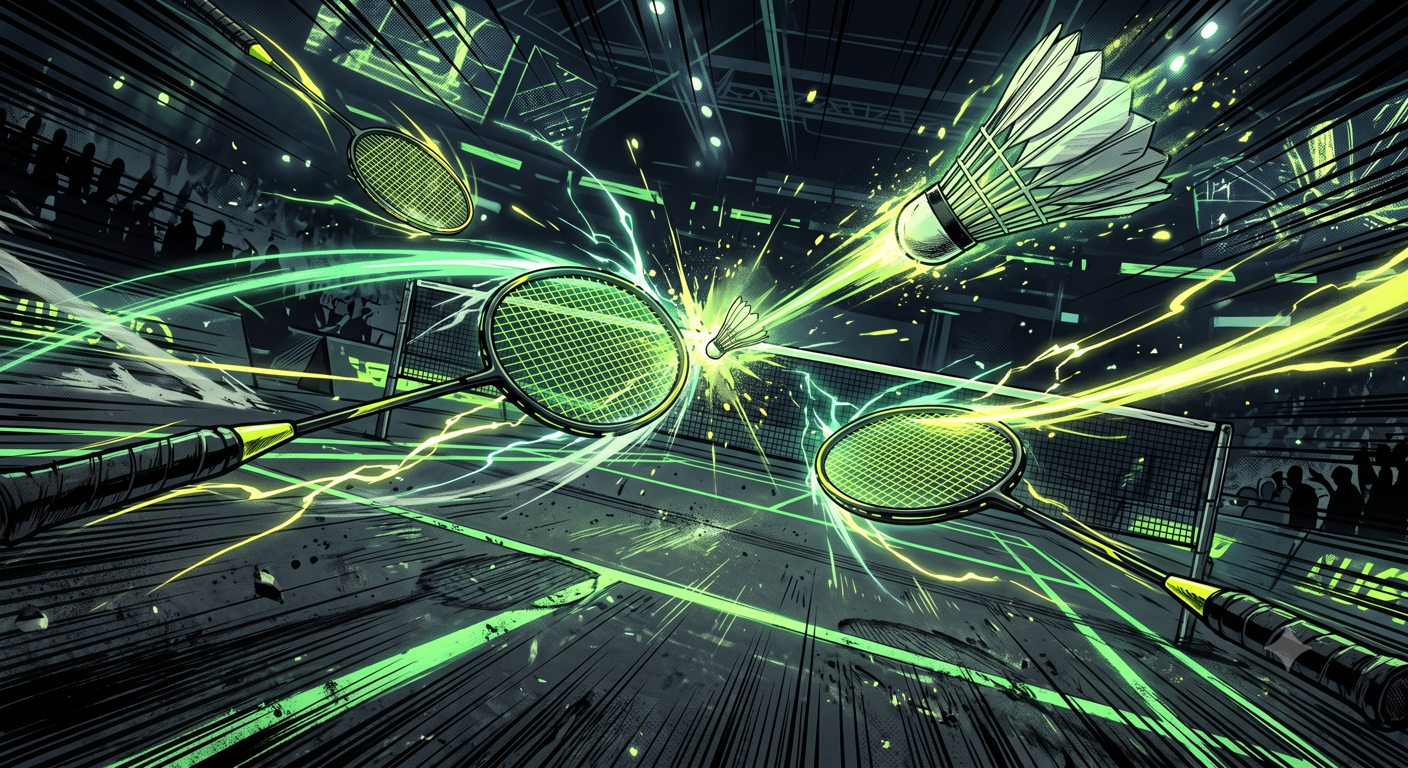 Anime Badminton Background